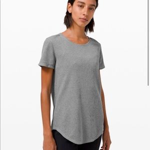 Lululemon Love Crew III Waffle 4 Light Grey NWOT